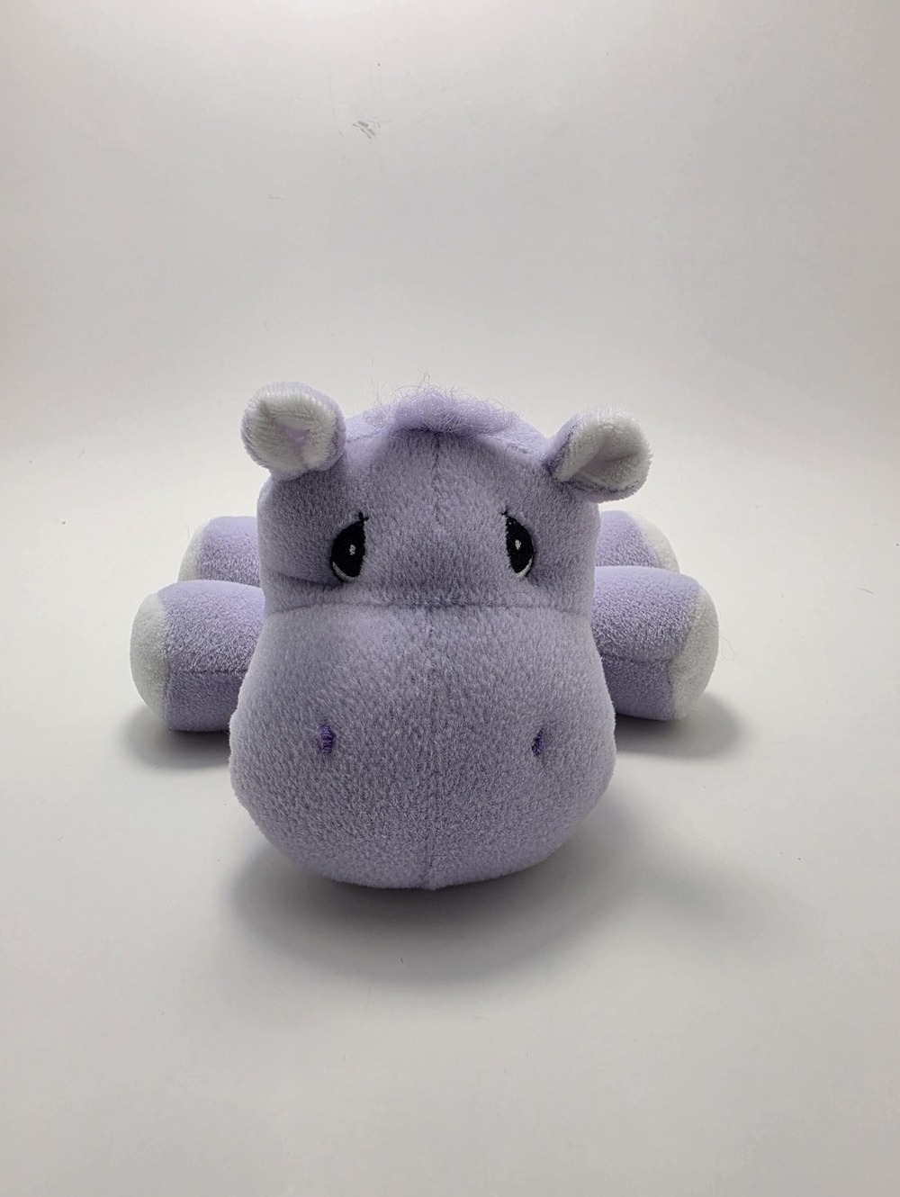 Precious Moments Tender Tails Hippo Plush, Vintage, 90s Plush (8 inch)